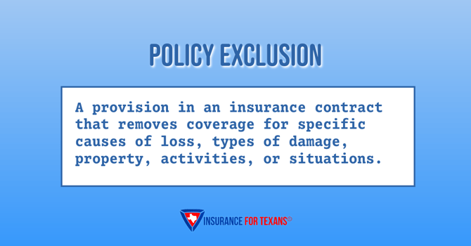 Insurance exclusion church