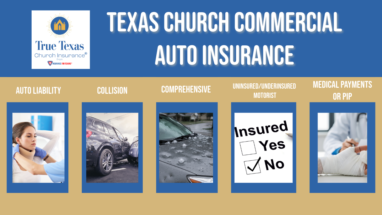 Texas Church Commercial Auto Insurance Web Page